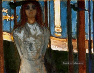 Expressionismus Werke - die Stimme Sommernacht 1896 Edvard Munch Expressionismus